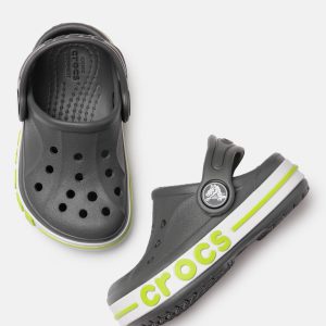Crocs Kids Grey Bayaband Clogs
